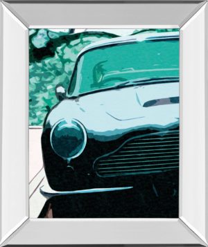 22 in. x 26 in. “Aston Classic” By Malcolm Sanders Mirror Framed Print Wall Art