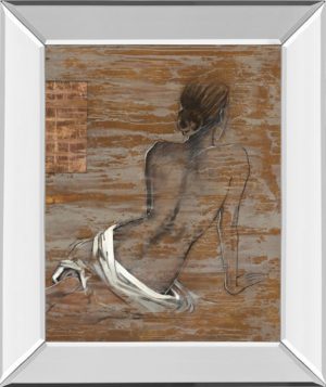 22 in. x 26 in. “Vivenne” By Saro Mirror Framed Print Wall Art