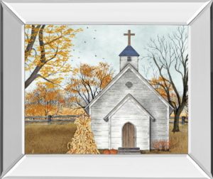 22 in. x 26 in. “Blessed Assurance” By Billy Jacobs Mirror Framed Print Wall Art