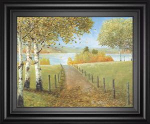 22 in. x 26 in. “Rural Route I” By A. Fisk Framed Print Wall Art