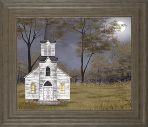 22 in. x 26 in. “Evening Prayer” By Billy Jacobs Framed Print Wall Art