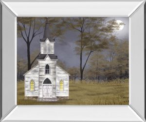 22 in. x 26 in. “Evening Prayer” By Billy Jacobs Mirror Framed Print Wall Art