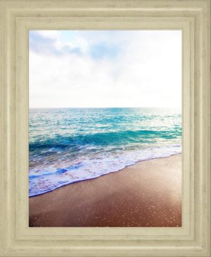 22 in. x 26 in. “Golden Sands Il” By Susan Bryant Framed Print Wall Art