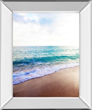 22 in. x 26 in. “Golden Sands Il” By Susan Bryant Mirror Framed Print Wall Art