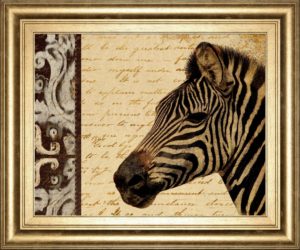 22 in. x 26 in. “Madagascar Safari Il” By Patricia Pinto Framed Print Wall Art