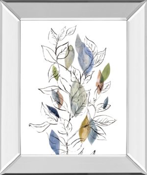 22 in. x 26 in. “Spring Leaves Il” By Meyers, R. Mirror Framed Print Wall Art