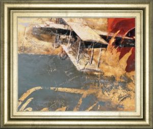 22 in. x 26 in. “Wheels And Wings” By Aliaga, C. Framed Print Wall Art