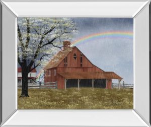 22 in. x 26 in. “His Promise” By Billy Jacobs Mirror Framed Print Wall Art