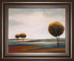 22 in. x 26 in. “Tranquil Plains Il” By Ursula Salemink-Roos Framed Print Wall Art