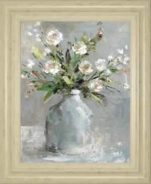 22 in. x 26 in. “Country Bouquet I” By Carol Robinson Framed Print Wall Art