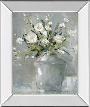 22 in. x 26 in. “Country Bouquet Il” By Carol Robinson Mirror Framed Print Wall Art
