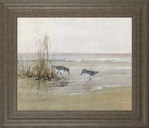 22 in. x 26 in. “Early Risers I” By Sally Swatland Framed Print Wall Art