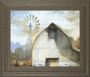 22 in. x 26 in. “Barn Country” By White Ladder Framed Print Wall Art