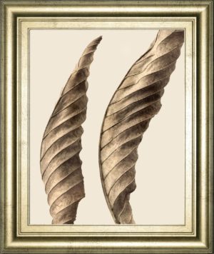 22 in. x 26 in. “Turning Leaves I” By Jeff Friesen Framed Print Wall Art
