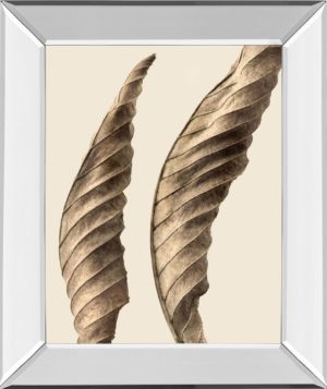 22 in. x 26 in. “Turning Leaves I” By Jeff Friesen Mirror Framed Print Wall Art