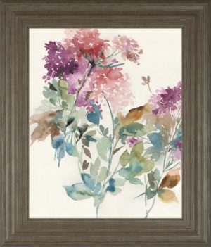 22 in. x 26 in. “Sweet Hydrangea I” By Asia Jensen Framed Print Wall Art