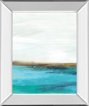 22 in. x 26 in. “Pastoral Landscape I” By Tom Reeves Mirror Framed Print Wall Art