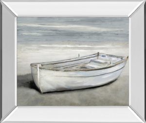 22 in. x 26 in. “Beached” By Mark Chandon Mirror Framed Print Wall Art