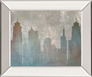 22 in. x 26 in. “Urban Reflections” By Louis Dunca-He Mirror Framed Print Wall Art