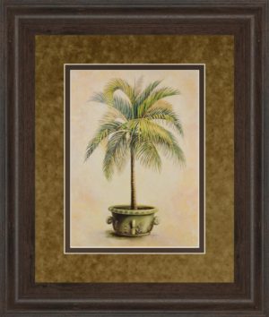 34 in. x 40 in. “Potted Palm Il Framed Print Wall Art