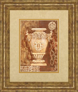 34 in. x 40 in. “Precious Antiquity Il” By Studio Nuvo Framed Print Wall Art