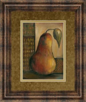 34 in. x 40 in. “Peralicous I” By Joyce Combs Framed Print Wall Art