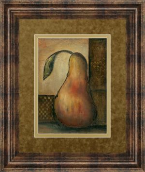 34 in. x 40 in. “Peralicous Il” By Joyce Combs Framed Print Wall Art