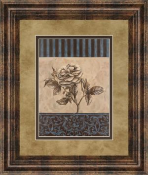 34 in. x 40 in. “Rose Refined Il” By Carol Robinson Framed Print Wall Art
