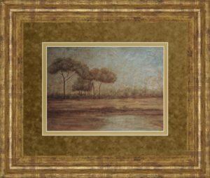 34 in. x 40 in. “Woodland Sanctuary” By Veronica Faust Framed Print Wall Art