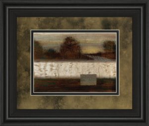 34 in. x 40 in. “Secluded Forest” By Roxi Gray Framed Print Wall Art
