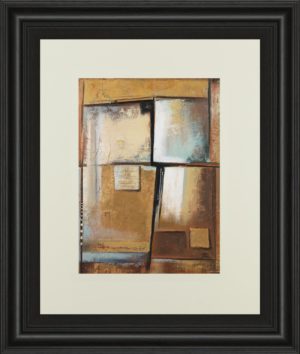 34 in. x 40 in. “Abstract I” By Patricia Pinto Framed Print Wall Art