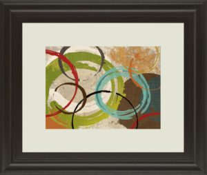 34 in. x 40 in. “Away We Go I” By Katrina Craven Framed Print Wall Art