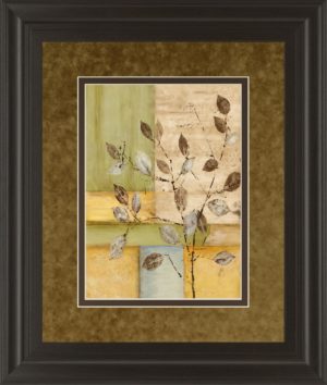 34 in. x 40 in. “Urban Garden Il” By Norm Olson Framed Print Wall Art
