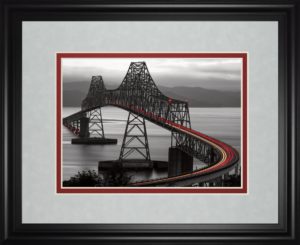 34 in. x 40 in. “Boomerang” By Aaron Reed Framed Print Wall Art