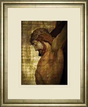 34 in. x 40 in. “Jesus Christ” By Nito Framed Print Wall Art