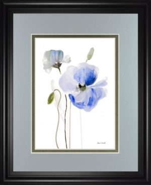 34 in. x 40 in. “All Poppies I” By Lanie Loreth Framed Print Wall Art