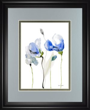 34 in. x 40 in. “All Poppies Il” By Lanie Loreth Framed Print Wall Art