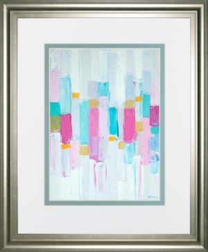 34 in. x 40 in. “Cool Rhizome I” By Ann Marie Coolick Framed Print Wall Art