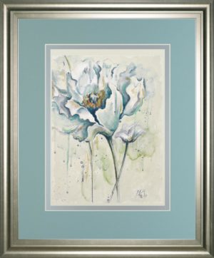 34 in. x 40 in. “Fresh Poppies I ” By Patricia Pinto Framed Print Wall Art