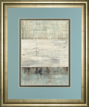 34 in. x 40 in. “Of Fog & Snow” By Heather Ross Framed Print Wall Art