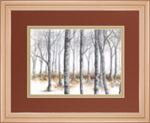 34 in. x 40 in. “At Peace” By Tita Quintero Framed Print Wall Art