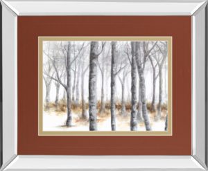 34 in. x 40 in. “At Peace” By Tita Quintero Mirror Framed Print Wall Art
