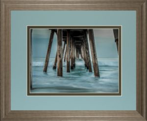 34 in. x 40 in. “Surf” By Bill Carson Photography Framed Print Wall Art