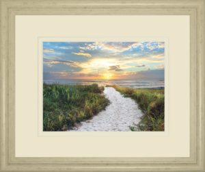 34 in. x 40 in. “Morning Trail” By Celebrate Life Gallery Framed Print Wall Art