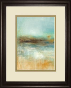 34 in. x 40 in. “Let The Summer Sun Shine” By Pasion Framed Print Wall Art