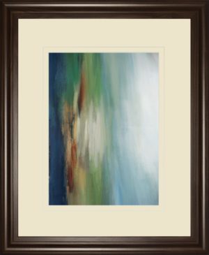 34 in. x 40 in. “First Light” By S. D’Auguiar Framed Print Wall Art