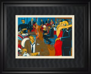 34 in. x 40 in. “After Hours” By Marsha Hammel Framed Print Wall Art