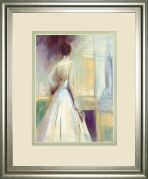 34 in. x 40 in. “Getting Ready” By Sutton Framed Print Wall Art