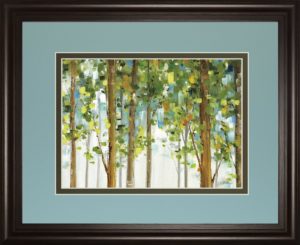 34 in. x 40 in. “Forest Study I Crop” By Lisa Audit Framed Print Wall Art