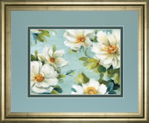 34 in. x 40 in. “Reflections I Crop” By Lisa Audit Framed Print Wall Art